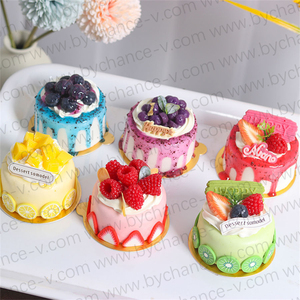 Modelo <span class=keywords><strong>de</strong></span> Pastel <span class=keywords><strong>de</strong></span> Chocolate Artificial, Postre Falso para Fotografía, Accesorio Realista <span class=keywords><strong>de</strong></span> Espuma para Decoración <span class=keywords><strong>de</strong></span> Vitrinas <span class=keywords><strong>de</strong></span> Panadería - Product Image 4