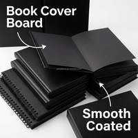 Papier cartonné noir 70lb/110gsm, rouleau jumbo 70cm, carton épais, papier pour imprimante haute densité pour invitations