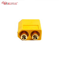 Connecteur mâle XT60 60A pour batterie RC, prise pour chargeur de batterie Lipo, alimentation, plaqué or
