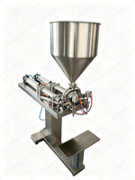 Machine de remplissage semi-automatique pratique à commande simple ou double tête, machine de remplissage horizontale semi-automatique 10-5000ML