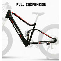 Vélo Électrique Tout-Terrain VTT 27,5 Pouces 1000W Haute Vitesse à Suspension Intégrale pour Adultes, Stock Central Polonais, Manuel