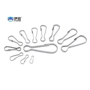 Crochets à ressort en acier inoxydable EWANG, crochets à clip pour lanière, pour carte d'identité - Product Image 2