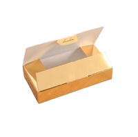 Boîte d'emballage de chocolat de luxe en papier doré personnalisée, boîtes en carton pour barres chocolatées