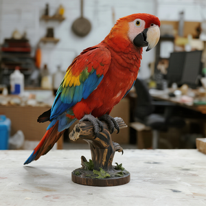 Parc à thème personnalisé grandeur nature Simulation animale animatronique modèle réaliste d'oiseaux perroquet pour la vente d'affichage de zoo - Product Image 6