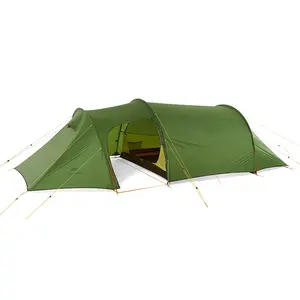 Naturehike 20D Nylon Tecido ao ar livre Camping Tenda para 2 3 Pessoas Ultraleve Túnel Opalus família Tenda