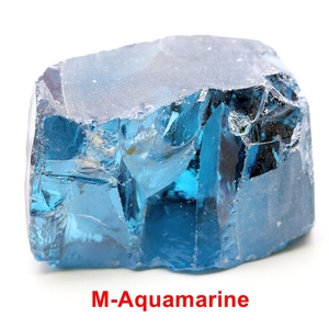Circonita Cúbica Azul Océano, Piedra Preciosa de Aguamarina sin Cortar al por Mayor, Materia Prima - Product Image 1
