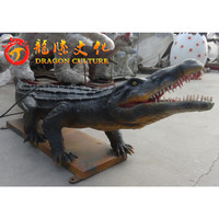 Animatronic Balade et équitation Dinosaure Manèges d'amusement pour enfants Crocodile électrique pour enfants