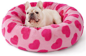 Medium <strong>Dog</strong> <strong>Bed</strong> &amp; Round Cat <strong>Bed</strong> Anti - Anxiety Calming Pet <strong>Bed</strong>, Washable Modern Design with Teddy Fleece &amp; Non - Slip Bottom - Product Image 6