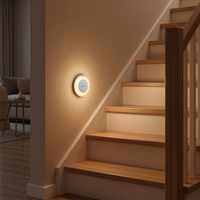 Lampe de nuit intelligente rechargeable certifiée CE RoHS, sans cadre, avec capteur LED, pour le marché européen, livraison directe