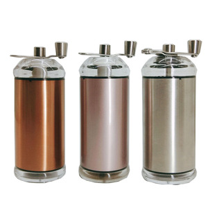 Moulin à café manuel WJL-731B, mini moulin à manivelle portable en acier inoxydable pour la maison et le bureau - Product Image 1