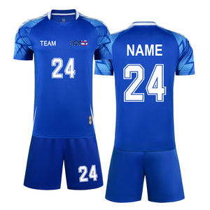 ชุดฟุตบอลระบายอากาศได้ดีสำหรับผู้ชายเสื้อฟุตบอลออกแบบได้ตามต้องการ - Product Image 1