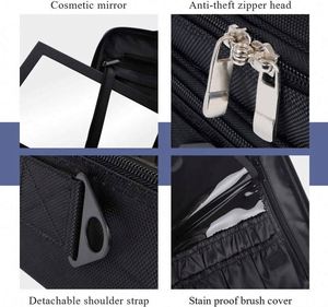 Échantillon Gratuit : Grande Trousse de Maquillage avec Sangle Arrière Amovible, Boîte à Cosmétiques, Organisateur d'Outils de Coiffure, Boîte de Rangement - Product Image 4