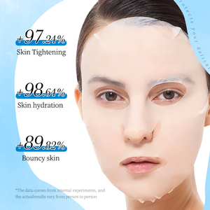 La mascarilla facial hidratante y aclarante de colágeno SADOER de marca privada más popular, con efecto película de hielo, para todo tipo de piel, 25 g - Product Image 5