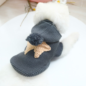 Ropa para mascotas PETCIRCLE para perros y gatos, incluyendo suéteres suaves y cómodos para otoño e invierno y prendas con diseño de estrella de mar. - Product Image 4