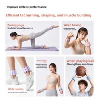 Manchons de musculation à porter au poignet pour entraînement pliométrique, avec poids réglables de 1 à 3 livres