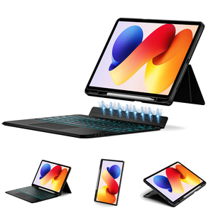 Nueva Funda Protectora Desmontable con Touchpad para Redmi Pad 2 Pro 12.1" con Retroiluminación 7RGB y Soporte para Lápiz, Funda con Teclado - Product Image 2