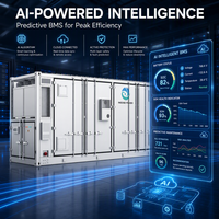 Hệ thống lưu trữ năng lượng pin container làm mát bằng chất lỏng AI Inedge Power Sale App Control LAN, CAN, RS485, I/O BESS 1MWh/4MWh/6MWh