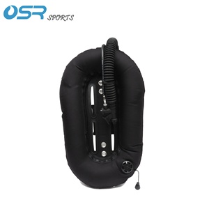 สายรัดไนลอนท่อลูกฟูกรูปไข่สำหรับดำน้ำลึกเทคนิค30lbs <span class=keywords><strong>BCD</strong></span> ปีกโดนัทพร้อมสายรัดช่องแอร์เวย์ LP - Product Image 4