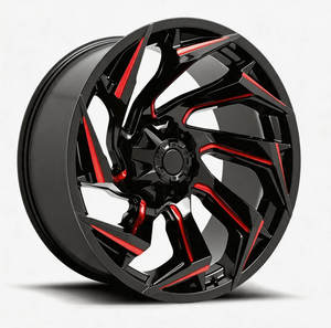 Rines de Aleación de Aluminio Forjado Monobloque Personalizados de 17 y 18 Pulgadas en Oro Pulido para 488 Pista Aventador SVJ, Rines para Motocicleta - Product Image 1