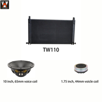 Nueva Llegada 2026 Sistema de Sonido Profesional para Exterior Line Array con Gabinete de Altavoz de 10 Pulgadas TW110 de Alta Calidad