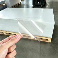 Panneau acrylique PMMA vierge à 100 % de 2 mm, 3 mm, 4 mm, 5 mm, 6 mm, 8 mm, 2050x3050 mm pour caisson lumineux, plaque acrylique extrudée transparente