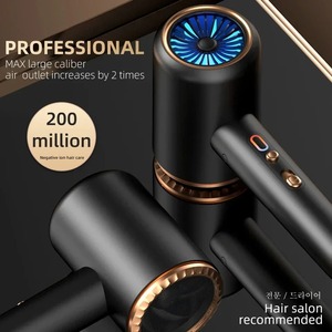 Secador de Pelo Profesional con Aire Frío y Caliente, Secador de Pelo con Iones Negativos, Secador de Pelo de Alta Potencia, Herramienta de Salón, 2400W, 3 Velocidades - Product Image 2