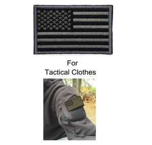 <span class=keywords><strong>Patch</strong></span> drapeau américain entièrement brodé avec boucle <span class=keywords><strong>et</strong></span> crochet - Product Image 3