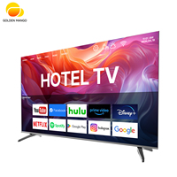Téléviseur Android 4K haute luminosité OEM d'usine de 32 à 75 pouces, Smart TV de 85 pouces pour projets commerciaux