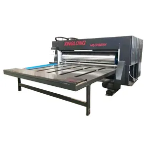 Semi auto Carton Packing Box printing Slotting Die Cutting Machine