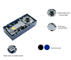 Tầng bản lề cho cửa gỗ Heavy Duty 250kg Khả năng chịu tải thủy lực tầng mùa xuân bản lề văn phòng xây dựng phần cứng phụ kiện - Product Image 3