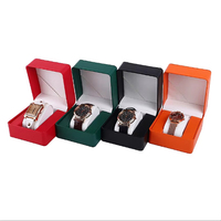Couronne UV protégé PU cuir boîte à bijoux Mini carton gaufrage manipulation pour anneau Bracelet stockage décoratif anneau Bracelet