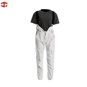 Combinaison antistatique pour femmes JIADE avec fermeture éclair arrière longue, poches cargo sur les jambes, combinaison anti-poussière personnalisée, coupe standard - Product Image 3