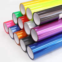 Película de Vinilo Camaleón para Faros Delanteros y Traseros de Automóviles de Lujo, Color Negro Mate Púrpura, 15*0.3M, con Garantía de 2 Años