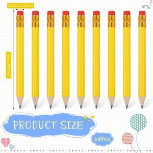 Lápiz de Golf Promocional Hb de 10 cm a Bajo Precio, con Borrador, Múltiples Opciones de Color y Logotipo Personalizado, Ideal para Niños - Product Image 2