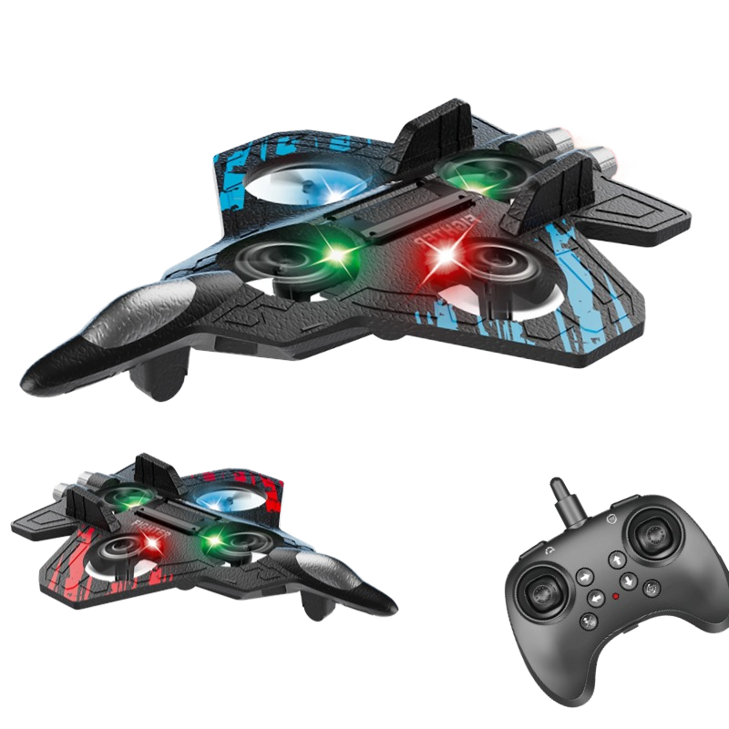 2025 New Remote-controlled Aircraft High-altitude Shockproof EVA Gravity Quadcopter Drone Lights Foam 6-Channel 20m Auto Return
