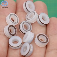 Joint d'étanchéité à ressort énergisé en UHMWPE résistant à l'usure, joints personnalisés, joint torique FKM à ressort en V, pièces industrielles non standard, usine OEM