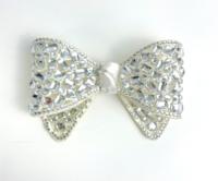 Accessoires de chaussures pour femmes QY Fashion, nœud papillon brillant, clip pour sandales à talons, fleurs, strass, nœuds, décoration CHARM, modèle B030