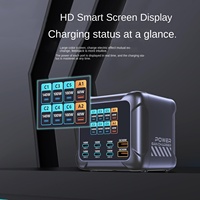 Station de charge de bureau GaN 420W, PD 3.1, chargeur rapide 140W, concentrateur d'alimentation 8 ports pour ordinateur portable, MacBook, tablette, téléphone IOS