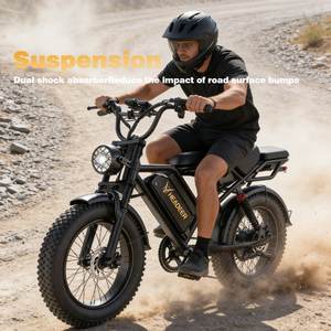 Vélo électrique 48V 20Ah 750W à longue autonomie en promotion depuis l'entrepôt UE – V20 Pro E-Bike avec pneus larges de 20 pouces - Product Image 2