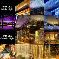Guirlandes lumineuses LED décoratives connectables pour extérieur IP44, blanc chaud, pour jardin, patio, fêtes, vente en gros