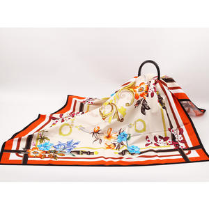 Sciarpa in Puro <span class=keywords><strong>Cotone</strong></span> 90*90cm, Vendita all'Ingrosso/Personalizzata, <span class=keywords><strong>Bandana</strong></span> Economica e alla Moda per Donne, Novità 2026 - Product Image 3