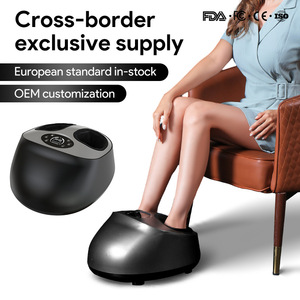 Masseur électrique pour les pieds, couverture complète avec écran tactile LCD, pour massage des pieds et des jambes, thérapie infrarouge temporisée, à brancher - Product Image 2