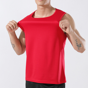 Custom Logo <b>Mens</b> Gym Tank Top Breathable Running <b>Singlet</b> Muscle Athletic Shirts Sleeveless Vest Fitness Wear <b>for</b> <b>Men</b> - Product Image 6