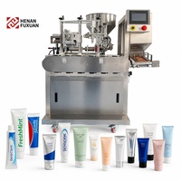 Machine de remplissage et de scellage rotative à ultrasons entièrement automatique à grande vitesse pour tubes cosmétiques, dentifrice, crème, tubes en plastique et en aluminium