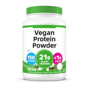 Proteine vegane in polvere per Non GMO Private Label biologico pisello marrone riso vegetali proteine in polvere - Product Image 1