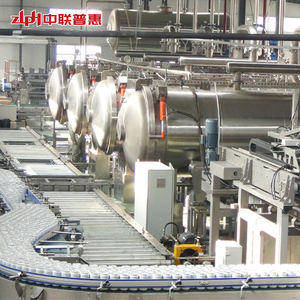 آلة معوجة جديدة أوتوماتيكية عالية الإنتاجية من SIEMENS يتم التحكم فيها بالماء الساخن بخط تعقيم للرش والعلبة - Product Image 2