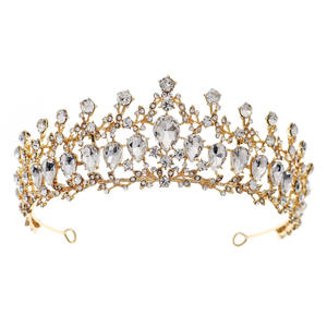 La couronne <span class=keywords><strong>de</strong></span> goutte d'eau multicolore <span class=keywords><strong>de</strong></span> Zhaoyi pour <span class=keywords><strong>les</strong></span> femmes dégage une ambiance haut <span class=keywords><strong>de</strong></span> gamme et élégante. L'alliage est un Bestselli - Product Image 5