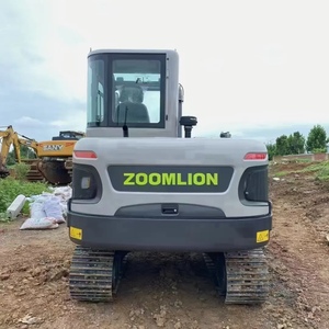 Excavadora usada en buen estado Zoomlion ZE60G ZE75G Mini excavadora sobre orugas Componente compacto y confiable para Venta barata - Product Image 2