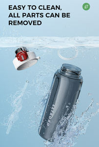 Nouvelle Gourde de Sport 2025 avec <span class=keywords><strong>Paille</strong></span>, Grande Capacité Résistante aux Hautes Températures, Bouteille Portable pour Étudiants et Camping - Product Image 6