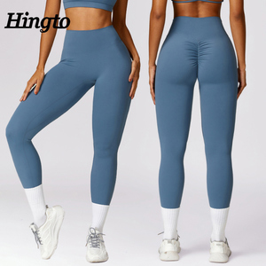 <span class=keywords><strong>Leggings</strong></span> Activewear da donna Plus Size pantaloni da Yoga con scricchiolante <span class=keywords><strong>Leggings</strong></span> da palestra da ragazza a vita alta <span class=keywords><strong>Leggings</strong></span> sportivi - Product Image 5